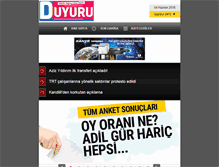 Tablet Screenshot of duyurugazetesi.com.tr